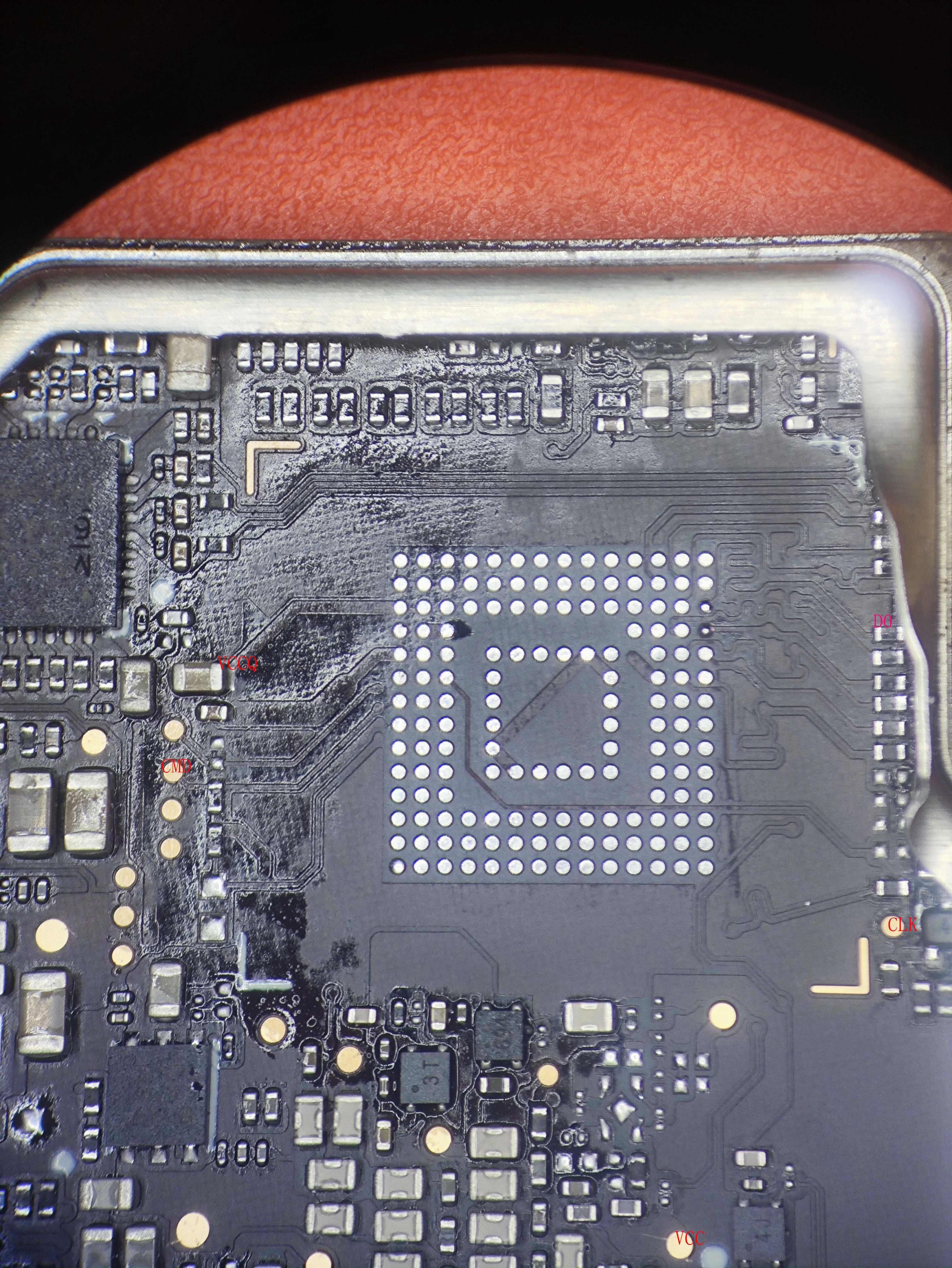 大疆NEO ISP EMMC飞线图