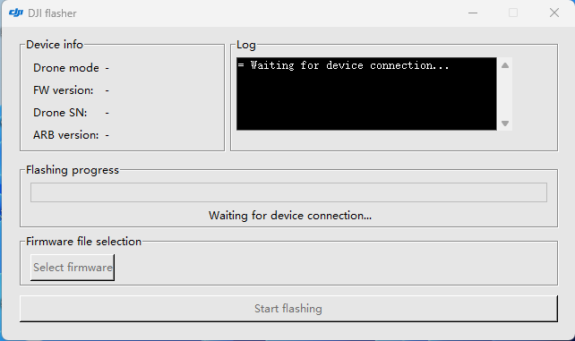 大疆迷你3 迷你4K 固件刷写工具